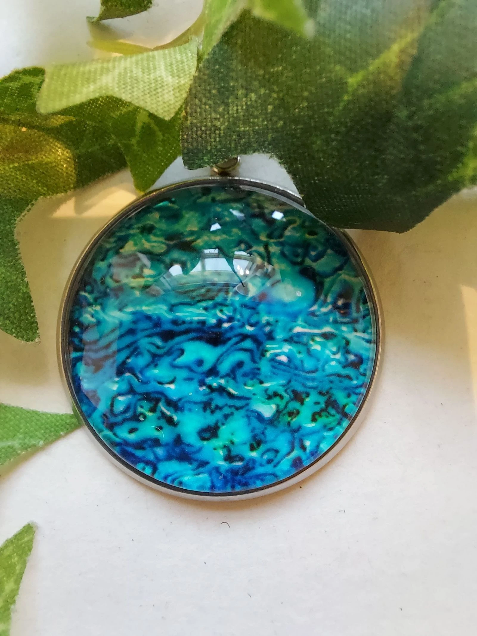 Ketting met glashanger 